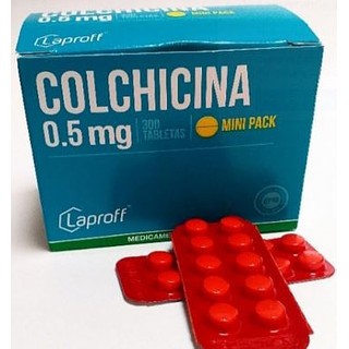 colchicina 0.5mg lp 300 tabletas