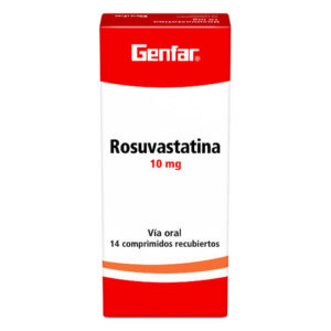 Rosuvastatina 10Mg Gf 14 Tabletas