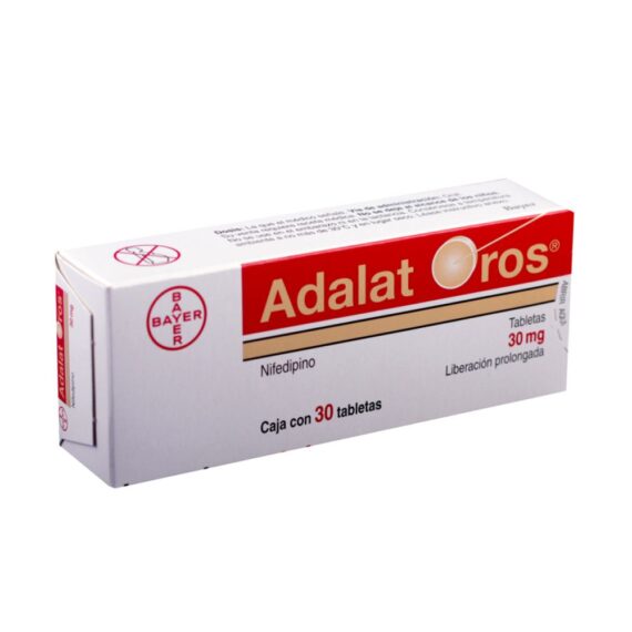 adalat oros 30mg 30 tabletas