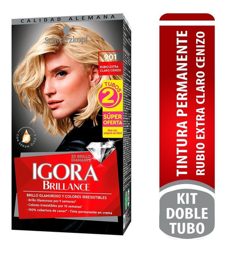 igora kit brillance 901 rub.extcl.cenizo