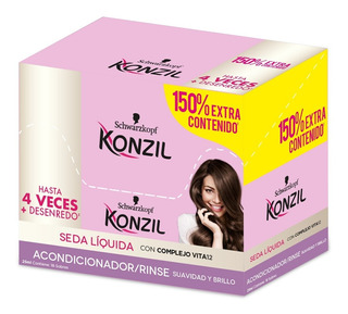 shampoo konzil liso asiatico 20 sobres