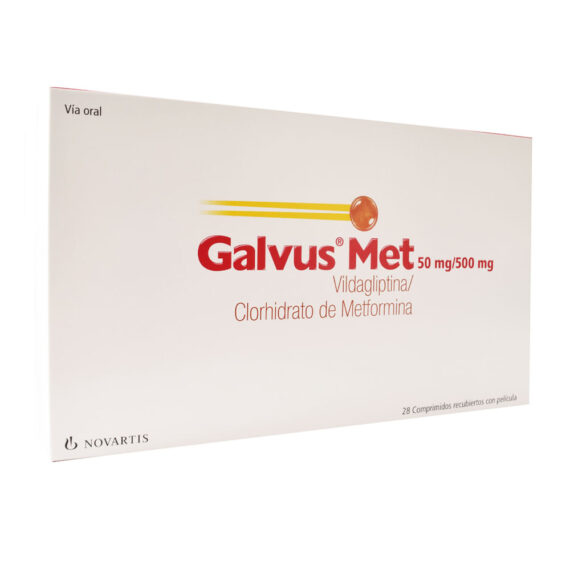 galvus met 50/500mg 28 com.