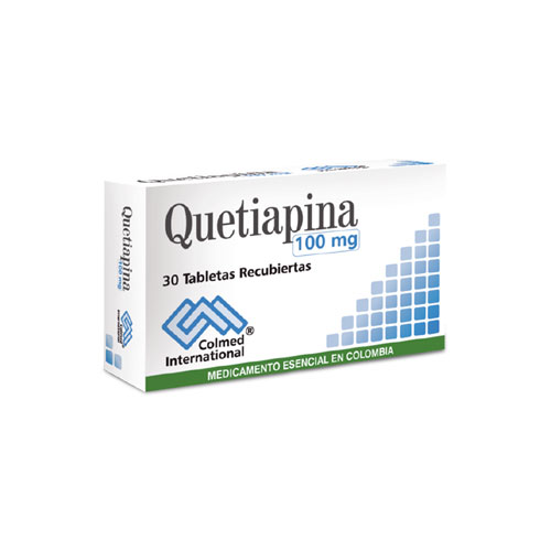 quetiapina 100mg cm 30 tabletas