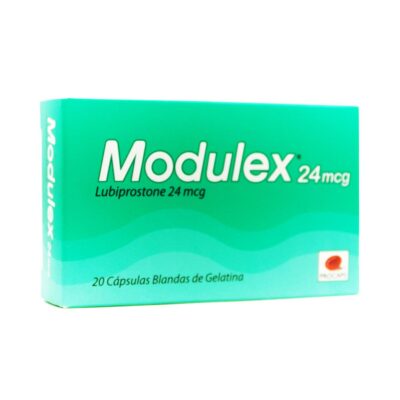 modulex 8 mcg 20 capsulas cbg