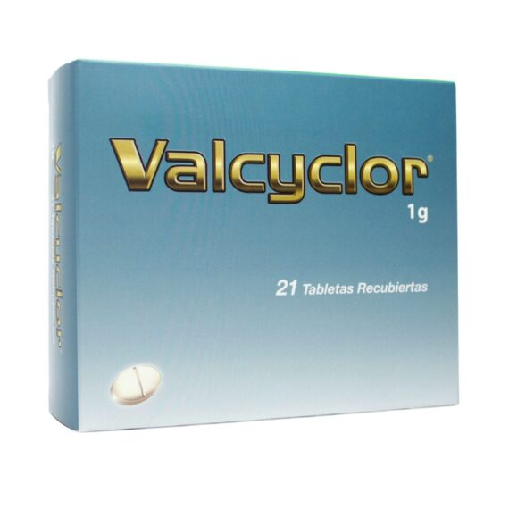 valcyclor 1gr 21 tabletas recubiertas