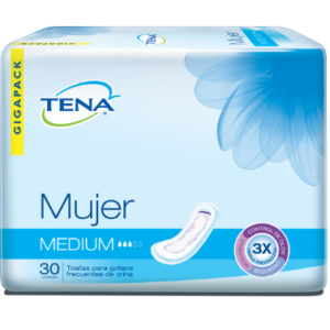 Toallas Tena Mujer Medium 30Uds