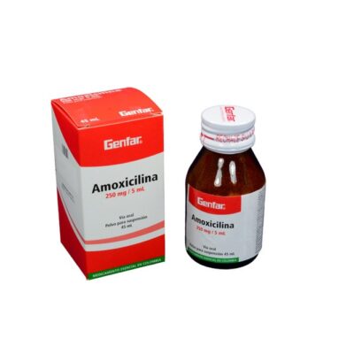amoxicilina suspension 250mg w 45ml