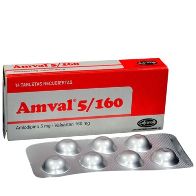 amval 5/160mg 14 tabletas