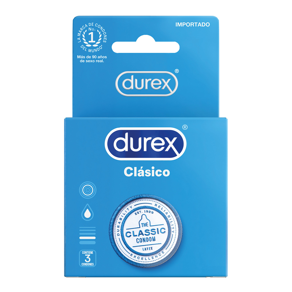 COND. DUREX CLASICO 3 UND