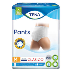 TENA PANTS CLASICO M 8 UDS