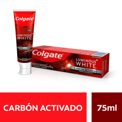 crema dental colgate lumin.white.carb.act.75ml