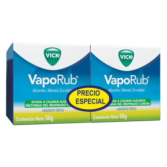 2 vick vaporub 50gr.