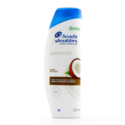 shampoo h&s hidratacion aceite de coco 375ml