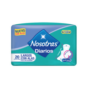 Protectores Nosotras Diario Largos Con Alas X 20 Uds