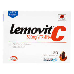 Lemovit C Vitamina X 30 Cápsulas Blandas