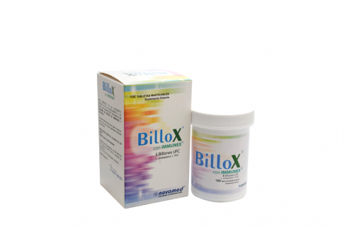billox 100 tabletas masticables