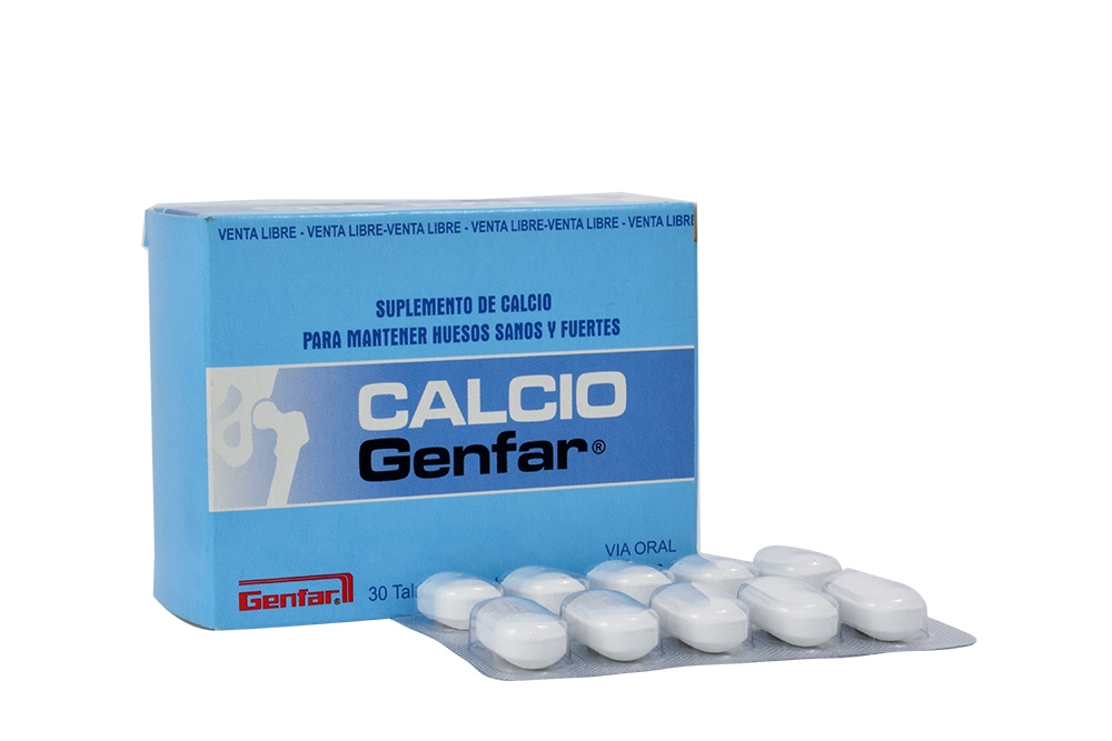 CALCIO 600mg GF 30 Tabletas - Drogas Exito