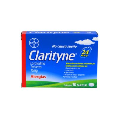 clarityne 10mg 10 tabletas