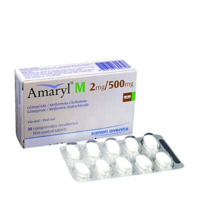 amaryl m 2 mg / 500mg 30 compr