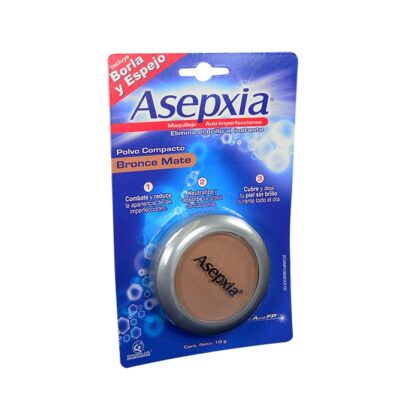 polvo compacto asepxia bronce mate