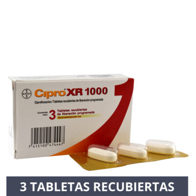 cipro xr 500 mg 7 comprimidos