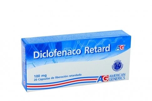 diclofenaco ret 100mg gf 20 tabletas