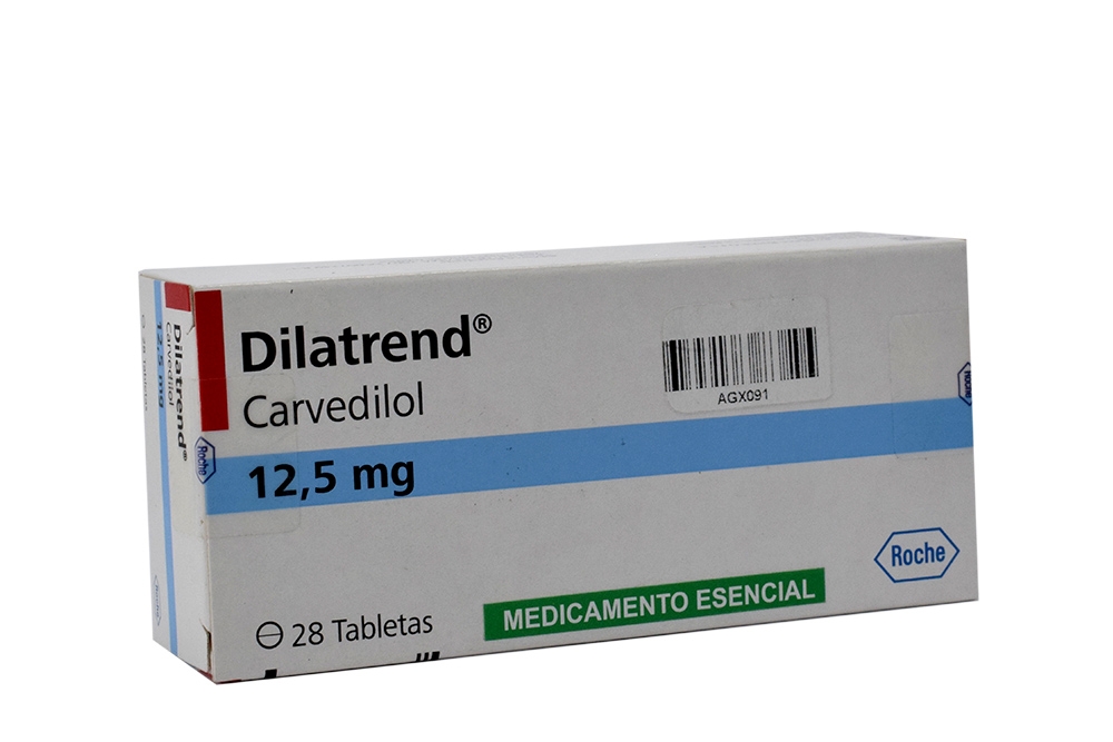 Dilatrend 125mg 28 Tabletas Drogas Exito