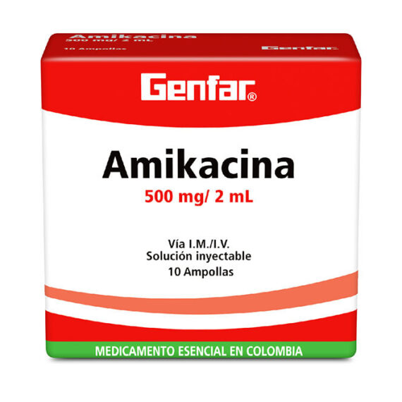 amikacina 500mg gf 2 ml 10 amp