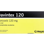 DAVINTEX 120mg 10 COMP RECUB