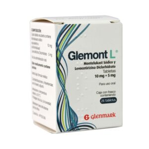 GLEMONT L 10MG+5MG 28 Tabletas