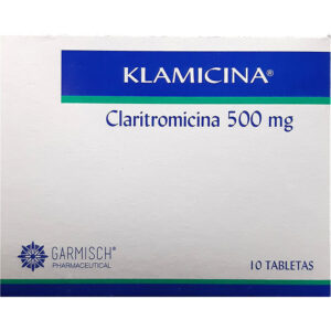 KLAMICINA 500mg 10 Tabletas