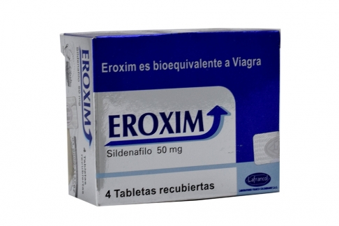 eroxin 50mg 4 tabletas