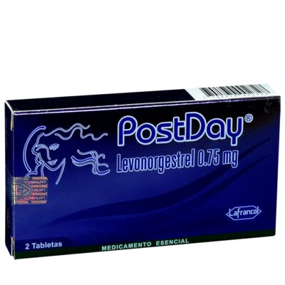 postday 0.75mg 2 tabletas