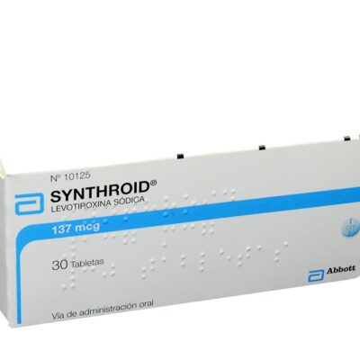 synthroid 137 mcg 30 tabletas