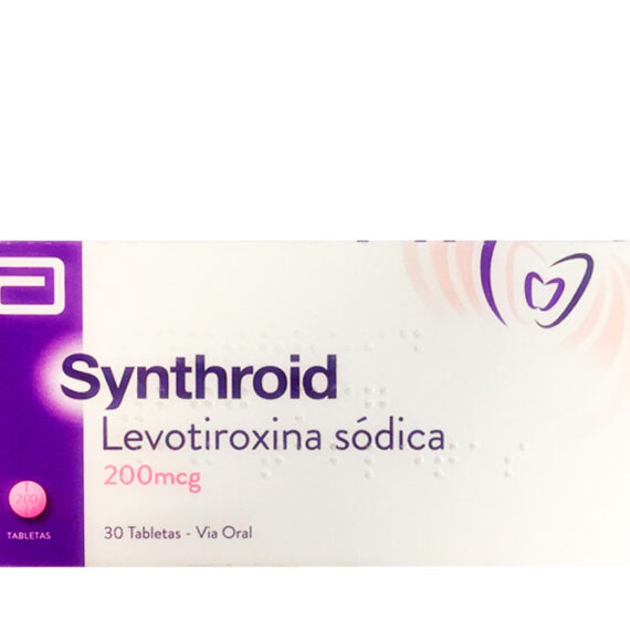 synthroid 200 mcg 30 tabletas