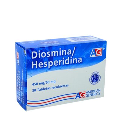 diosmina 450/50mg ag 30 tabletas