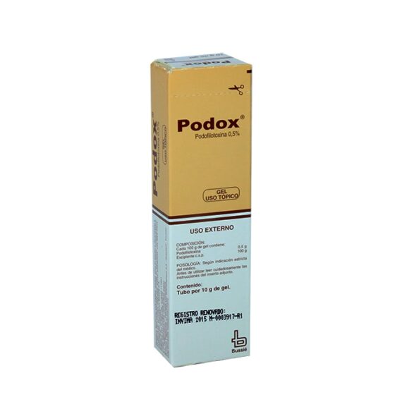 podox gel 0.5% 10gr