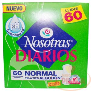 Protectores Nosotras Diarios 60Uds