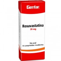 rosuvastatina 20mg w 14 tabletas