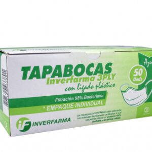 Tapabocas Des.Inver.Azul 50Uds Emp.Ind