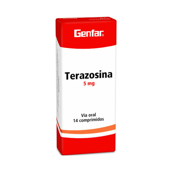 terazosina 5mg w 14 tabletas