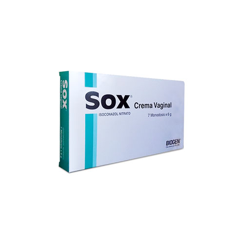 sox crema vag 6gr (7 monodosis)