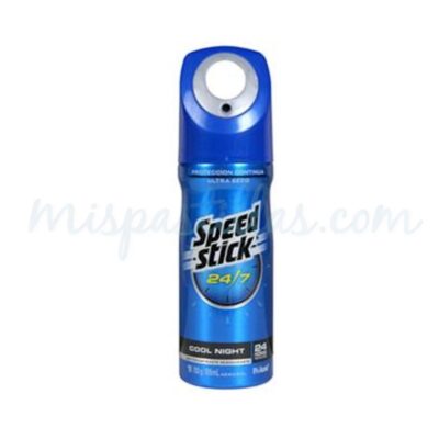 desodorante speed stick spray 24/7cool night 100ml