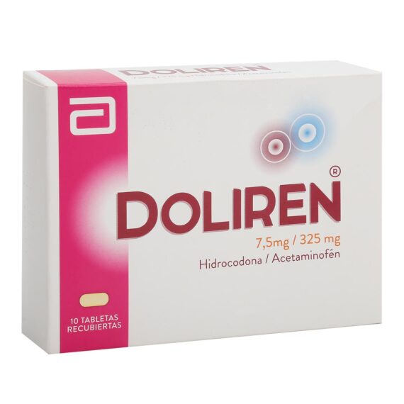 doliren 7.5mg/325mg 10 tabletas