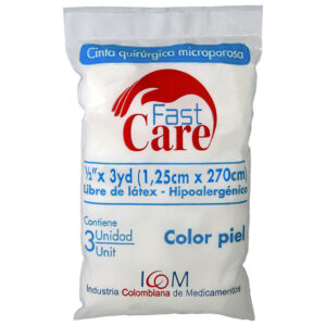 Micropore Color Piel Linhos 1/2X3 3Uds