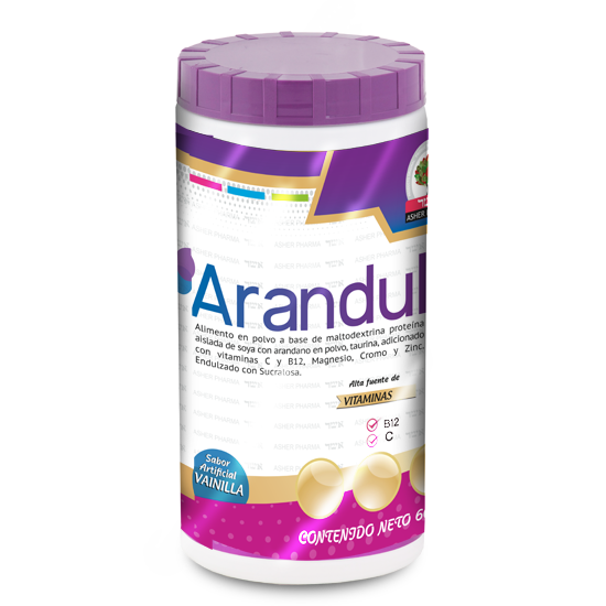 arandul vainilla 360gr 24 sachets