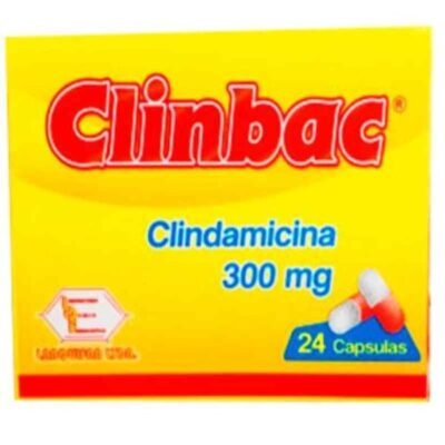 CLINBAC 30mg 24 Cápsulas