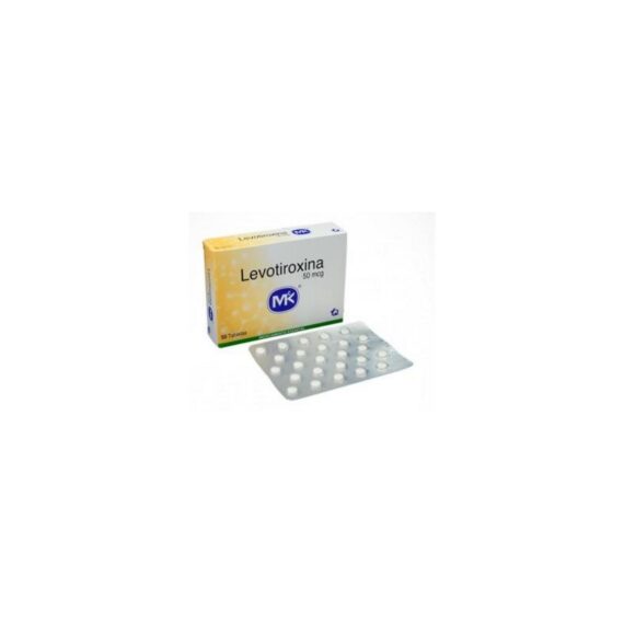 LEVOTIROXINA 50mcg 50 Tabletas