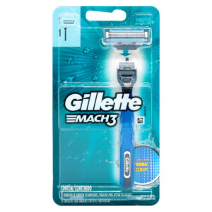 MAQ.AFEITAR GILLETTE MACH 3 AQUA GRIP