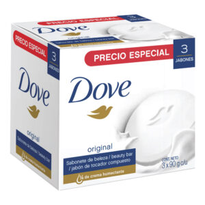 JABON DOVE BLANCO ORIG. P.ESP X 3 UDS